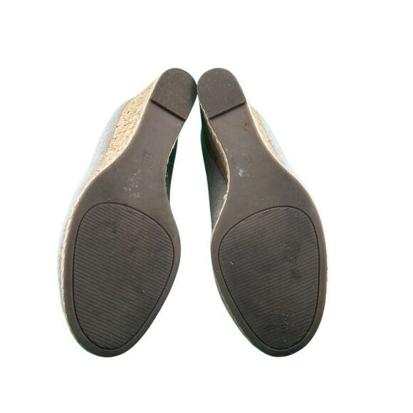 Kelly & Katie Size 8.5 Peep Toe Cork Wedges - Picture 5 of 5